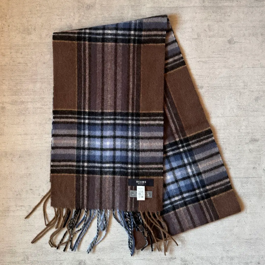Thumbnail of BEAMS HEART Checkered Scarf