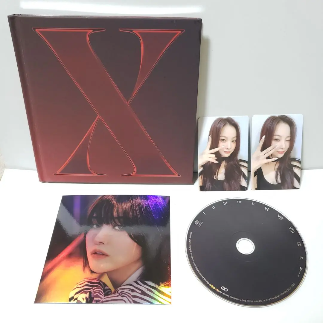 EXID ソルジ　公式トレカ　① EXID 10th Anniversary single Album X + Solji photo card set
