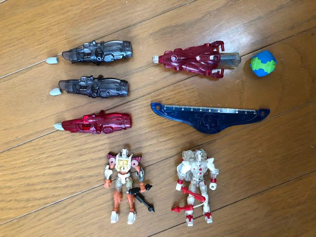 タカラ　ミクロマン　マシンアクロイヤーシャドウ＋レーザーサタケ ミクロマン レッドパワーズ レーザーサタケ