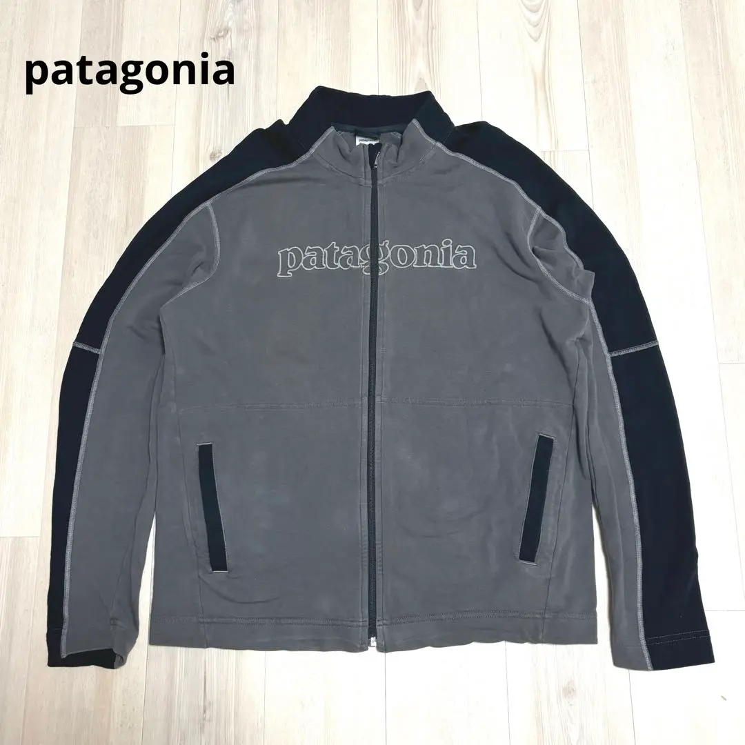 偉大な Patagonia バーガンディ ジャージ Sサイズ メンズ トップス
