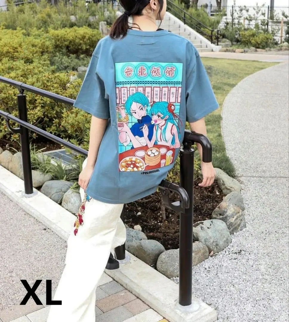 チュウカタベタイ XL 復刻 ペロリンガール Tシャツ 2025年最新】チュウカタベタイ ペロリンガールの人気アイテム
