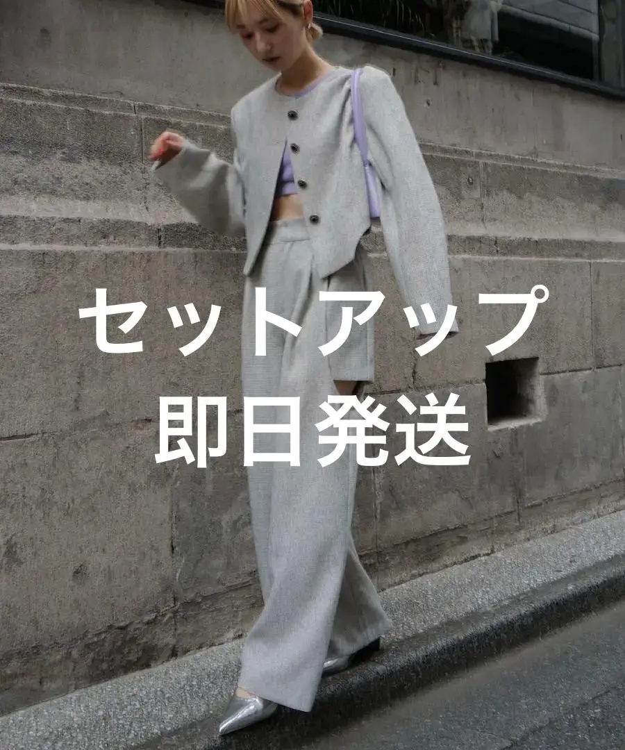 ジャケット・アウター AMERI DEFORMATION SUMMER TWEED JACKE T Ameri（アメリ）の「DEFORMATION SUMMER TWEED JACKET（ノー