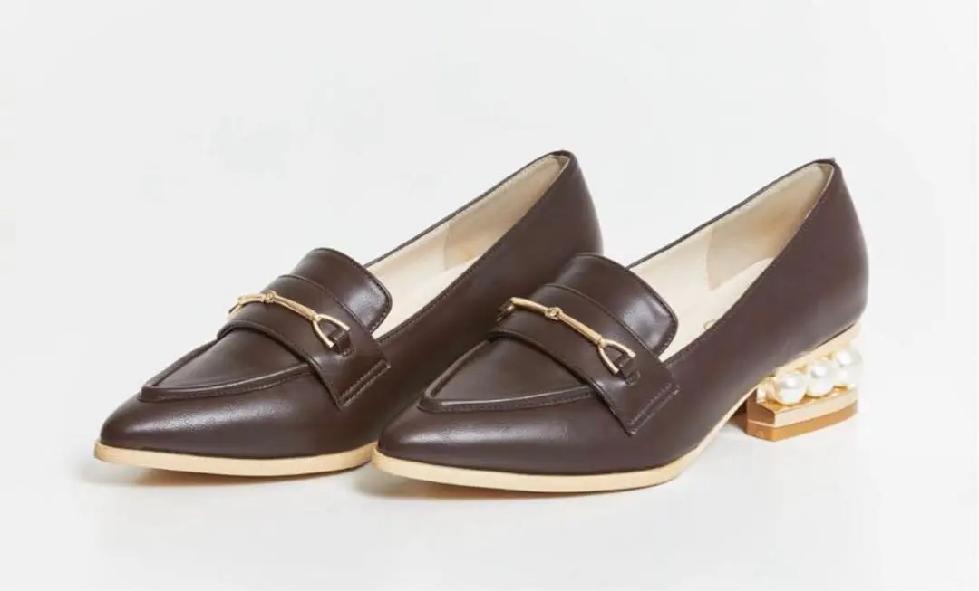 Noela パールヒールローファー L ベージュ 楽天市場】【SALE／80%OFF】パールヒールローファー Noela