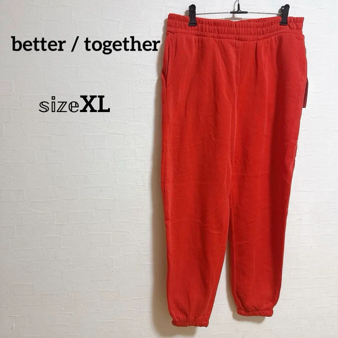Thumbnail of Excellent condition ✨ better / together Red Jogger Pants 【XL】Sweatpants