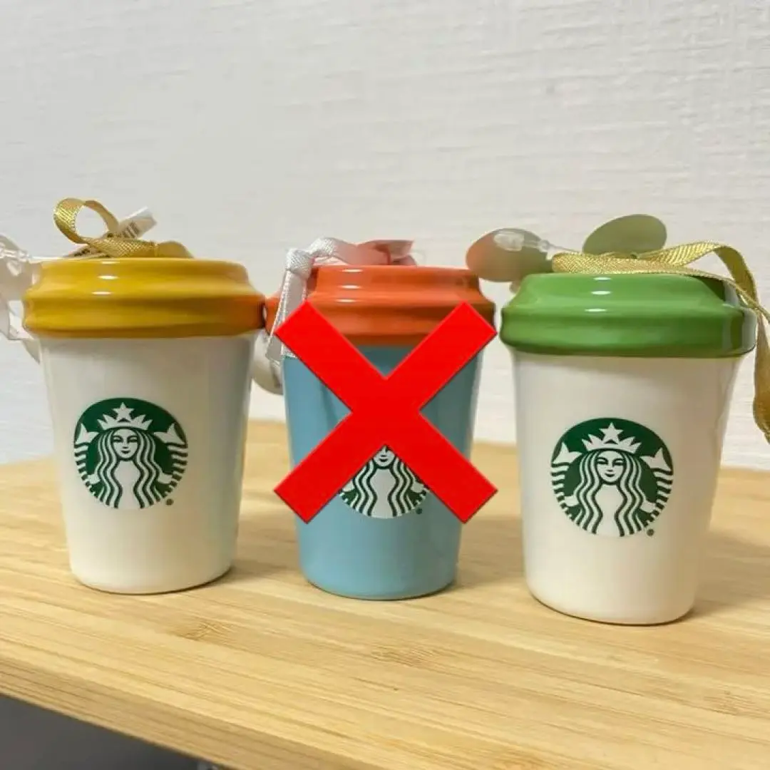 WDW ディズニー starbacks オーナメント 4個セット WDW Starbucks Ornaments, Set of 4 | eBay
