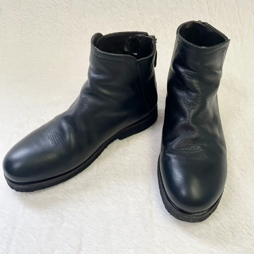 美品《Punto Pigro 普托皮格羅》短靴 後拉鍊 37 黑色 的縮圖