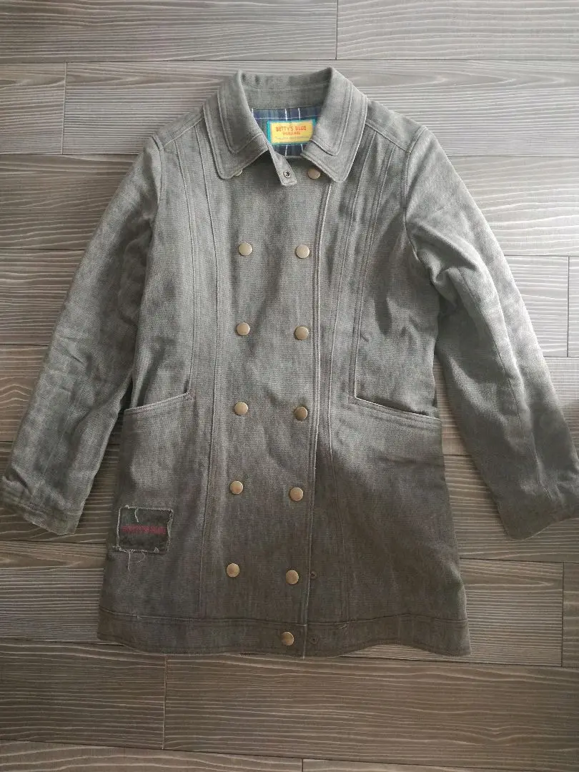 BETTY'S BLUE べティーズブルー　Aライン 希少ロングコート　マキシ丈 BETTY´S BLUE べティーズブルー Aライン 希少ロングコート マキシ丈