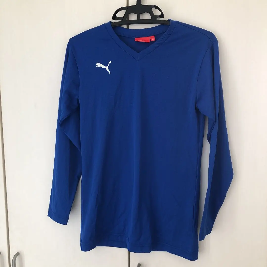 Thumbnail of PUMA long-sleeved shirt, blue, size 160