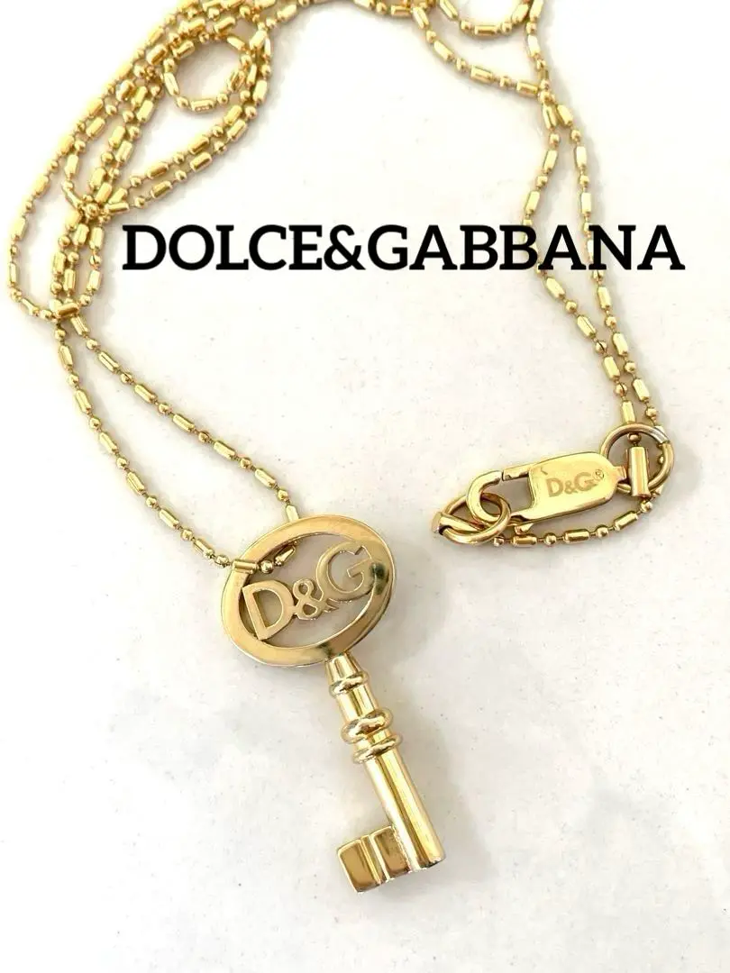 Dolce & Gabbana 美品キー型ネックレスゴールドカラー箱カード付 2025年最新】ドルガバ ネックレス 鍵の人気アイテム - メルカリ