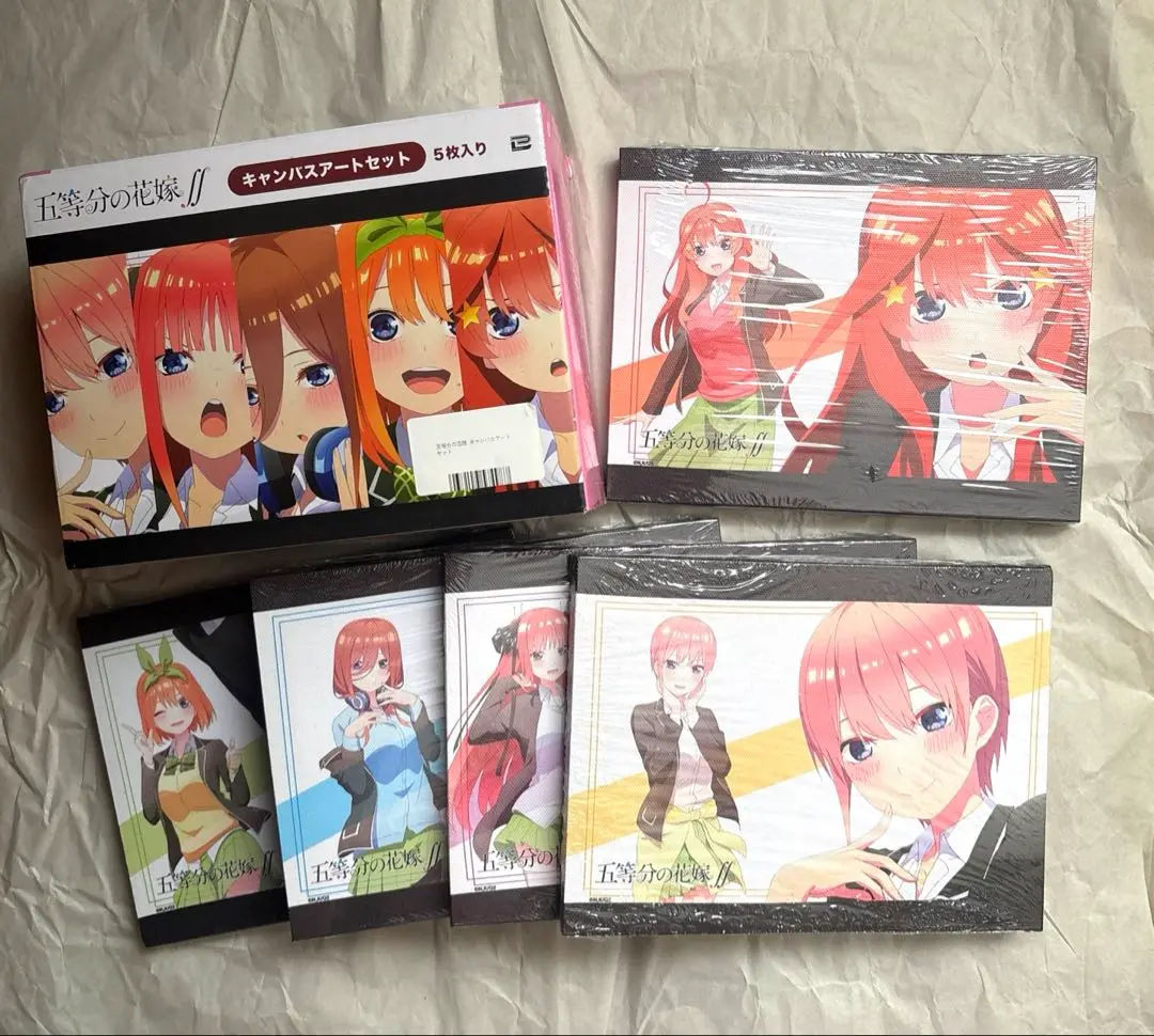 五等分の花嫁　フィギュア、キャンパスアートセット 2025年最新】五等分の花嫁キャンバスアートセットの人気アイテム