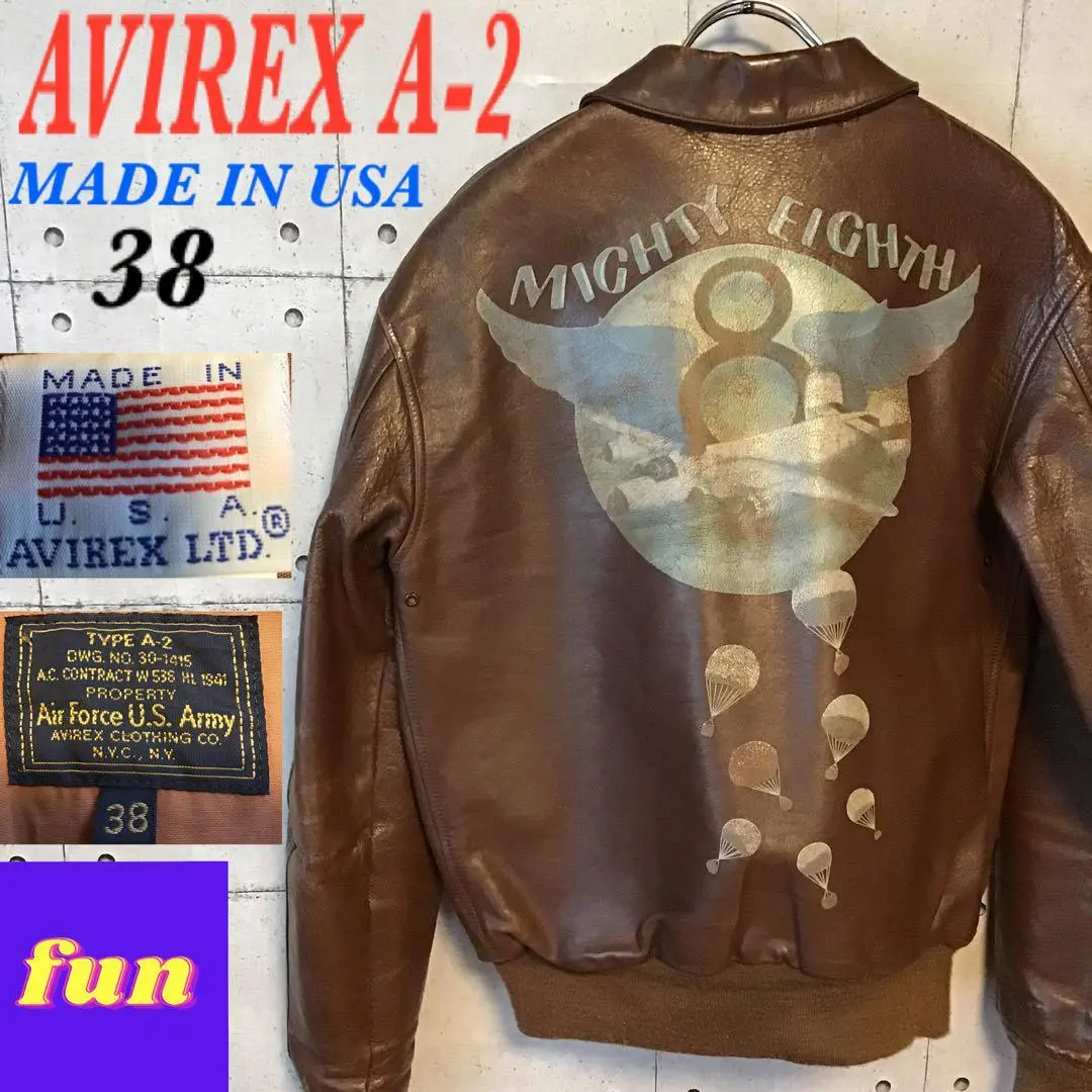 AVIREX A-2ホースハイド B-17バックペイント、スコードロンパッチ付き 2025年最新】AVIREX A-2 ペイントの人気アイテム - メルカリ