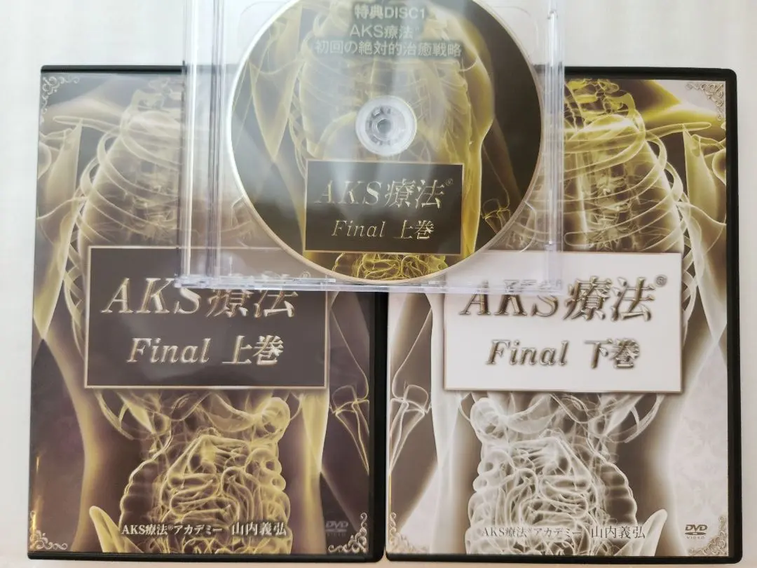 山内義弘AKS療法(R)+future本編DVD5枚＋特典DVD3枚 山内義弘AKS療法(R)+future本編DVD5枚＋特典DVD3枚