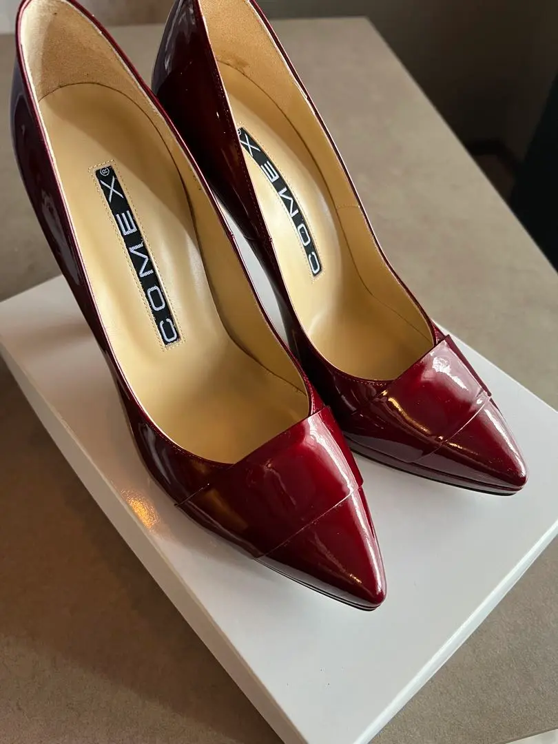 【未使用級】COMEX コメックス パンプス レッドソール エナメル 黒 2025年最新】COMEXの人気アイテム - メルカリ
