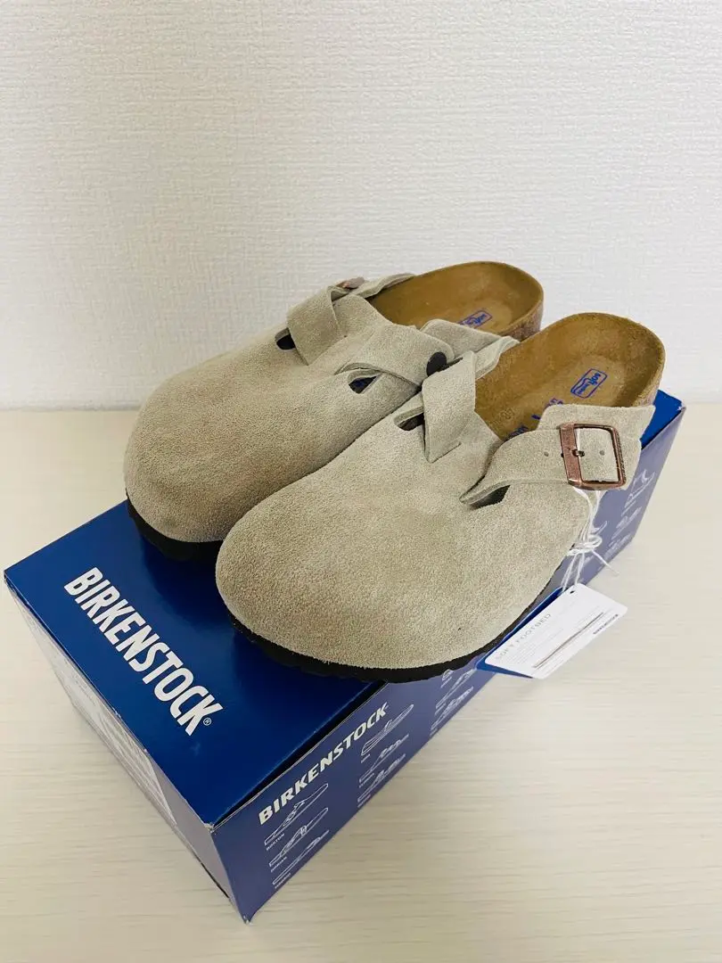 【未着用】BIRKENSTOCK ボストン　トープ　36 BIRKENSTOCK Boston taupe ビルケンシュトック ボストン トープ