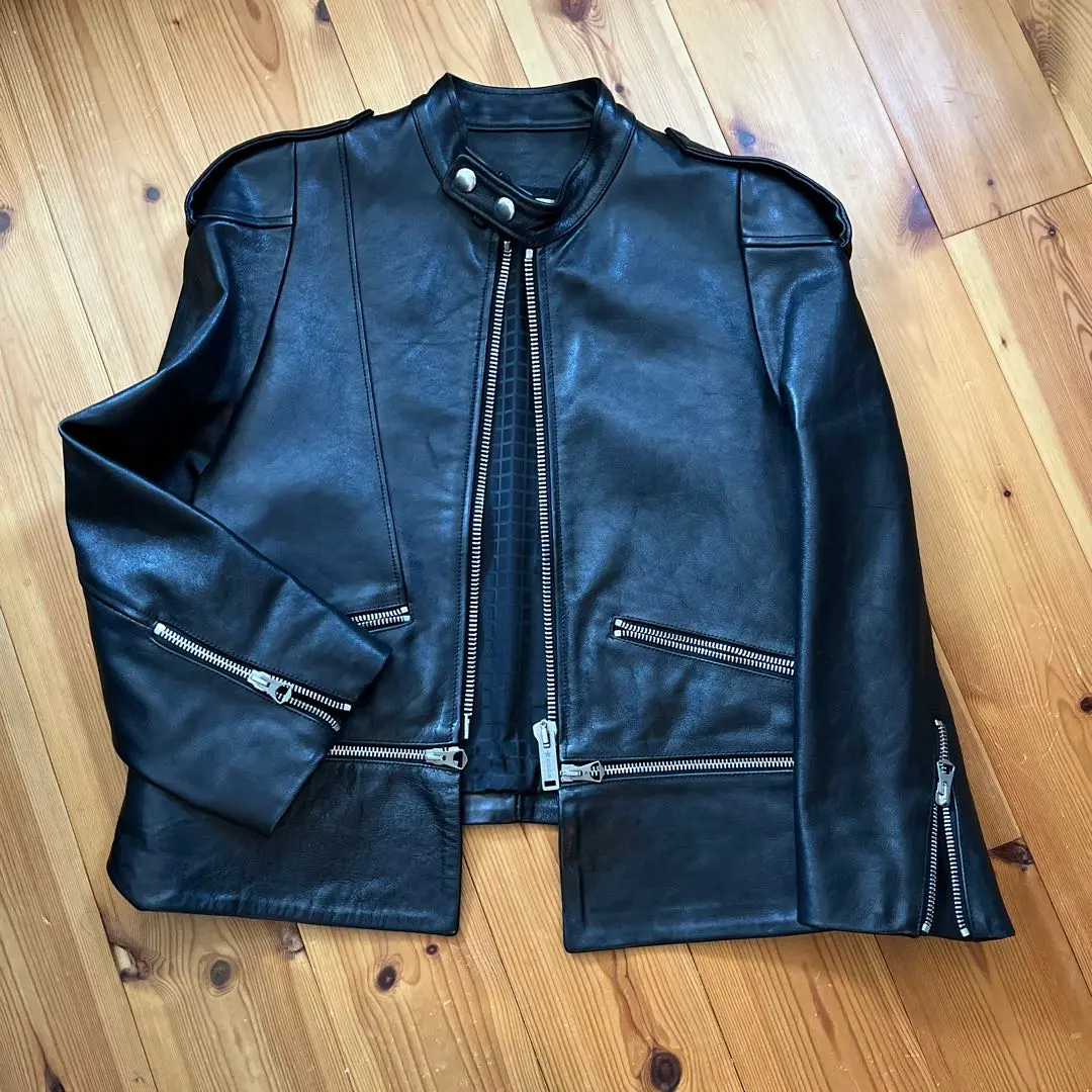 希少 美品 ゴールデングース シングル ライダースジャケット サイズM ブラック 希少 美品 ゴールデングース シングル ライダースジャケット