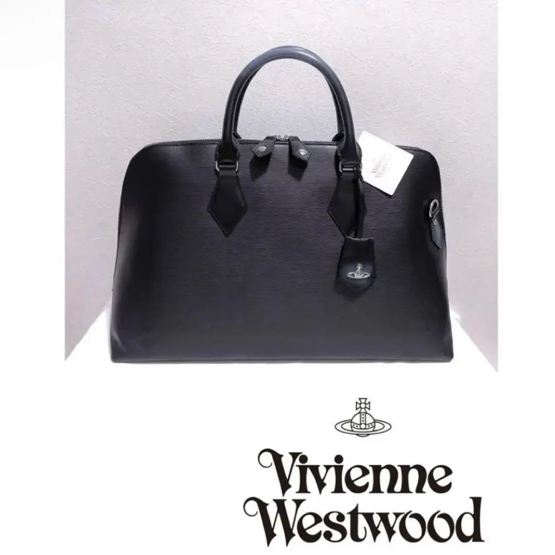 極美品 近年モデル◎ヴィヴィアンウエストウッド 2way ビジネスバッグ 黒 2025年最新】Vivienne Westwood メンズ ビジネスバッグの人気