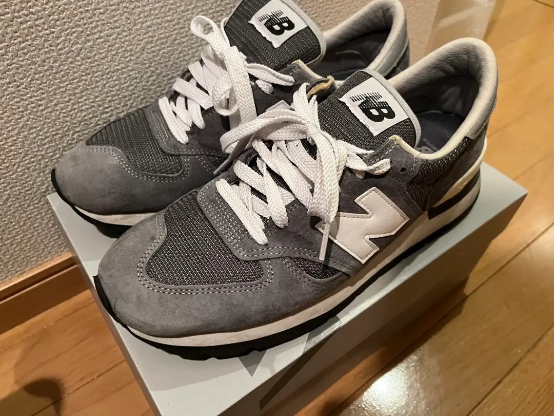 靴 New Balance 990 GR1 ☆New Balance☆M 990 GR1 'Made in USA'☆グレー☆ (New