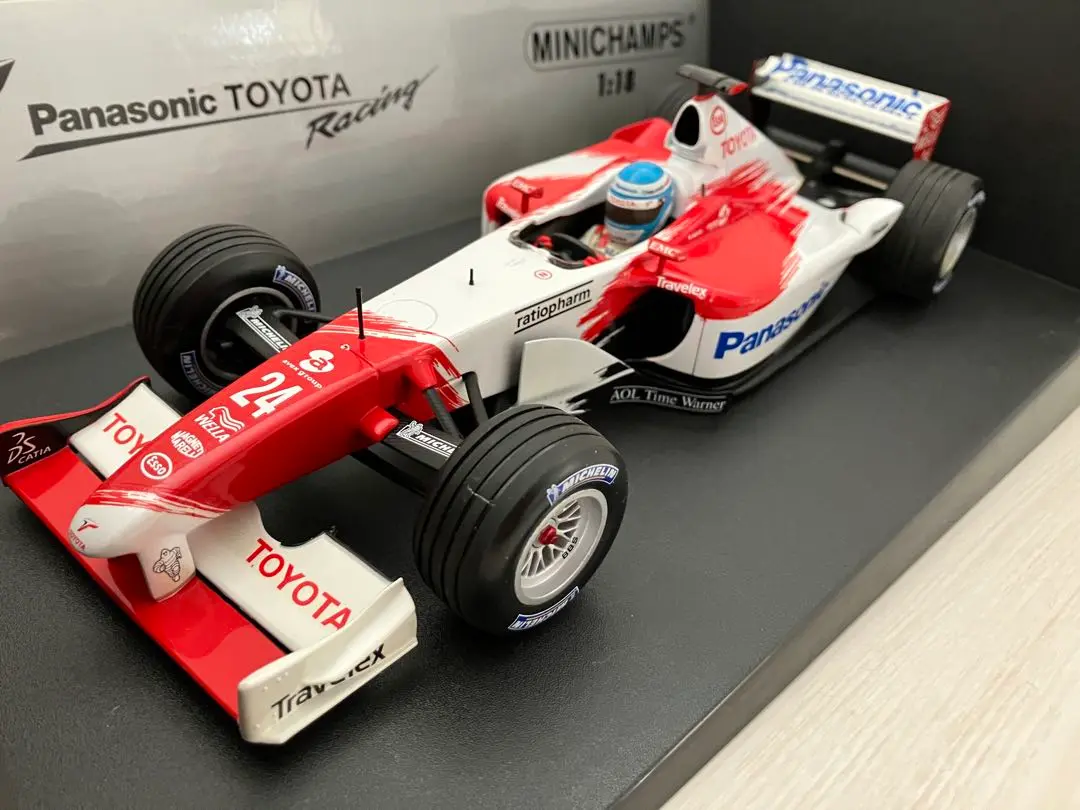 限定　未使用　ミニチャンプス　1/18 パナソニックトヨタレーシング　2005 限定 未使用 ミニチャンプス 1/18 パナソニックトヨタレーシング