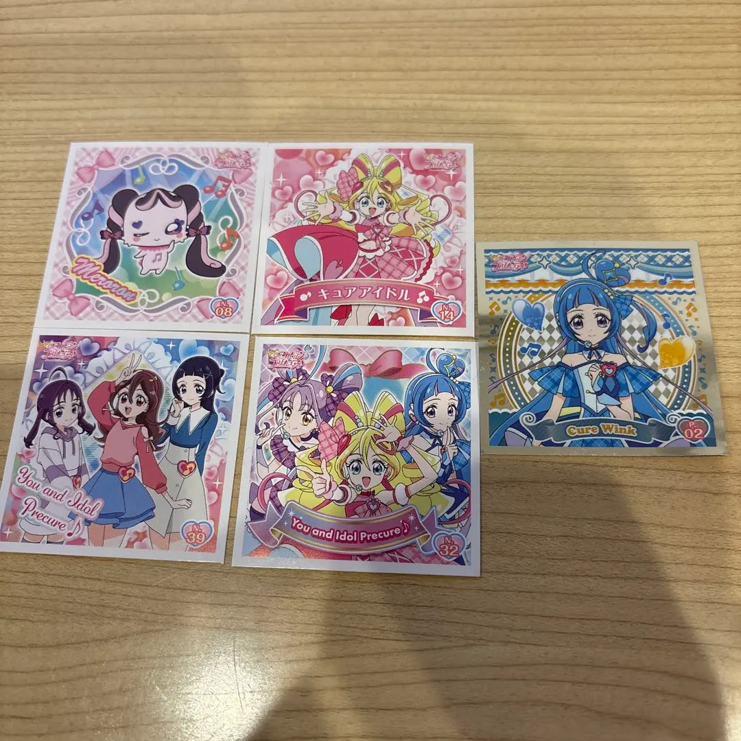 Thumbnail of Precure Character Sticker Set - 5 Sheets