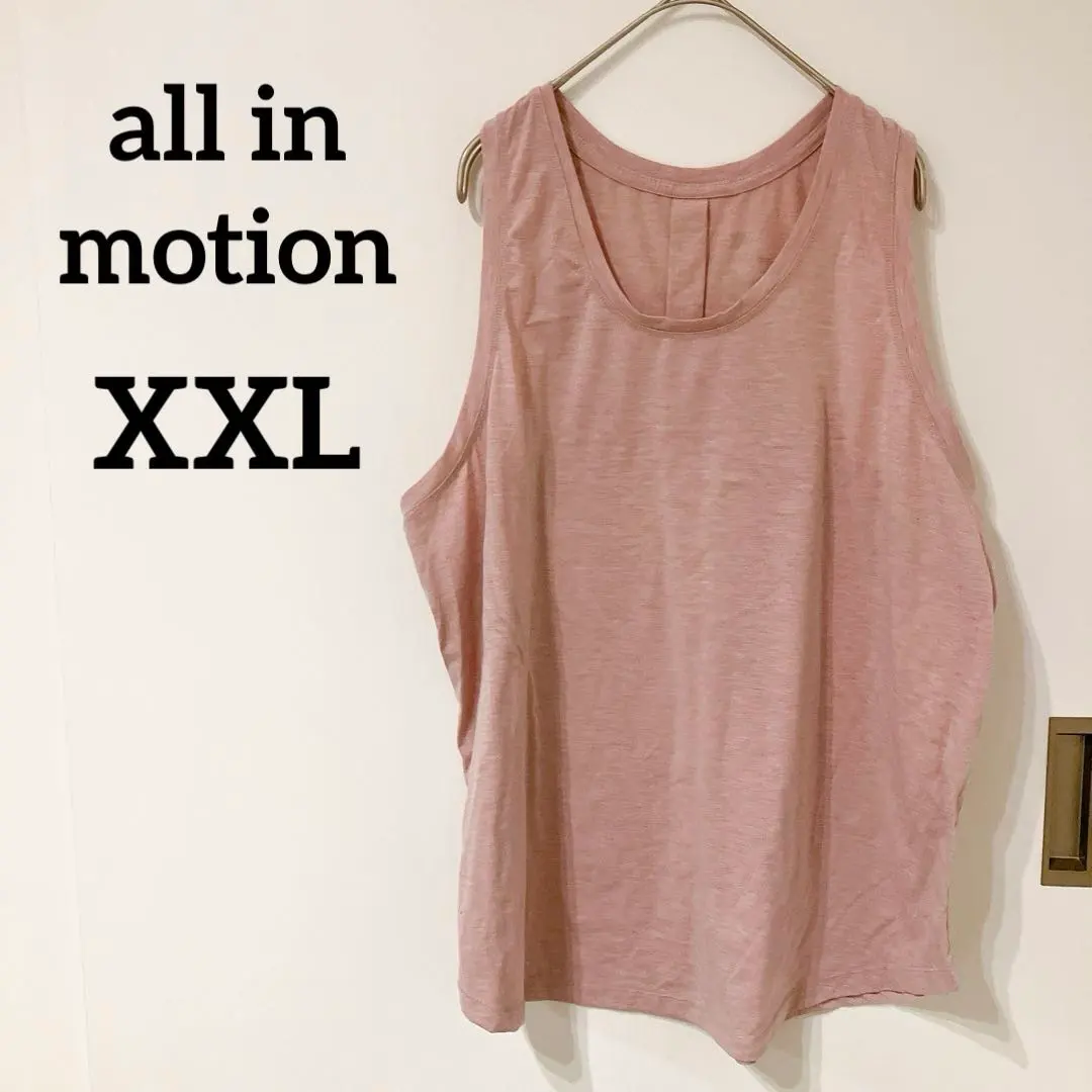 Thumbnail of One point only ✨ all in motion 【XXL】 Sleeveless T-shirt Pink