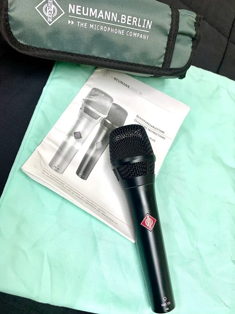 【NEUMANN】 KMS 105 bk コンデンサーマイク ブラック・未使用 NEUMANN KMS105 BK(ブラック)(国内正規品3年保証)(ノイマン)(KMS