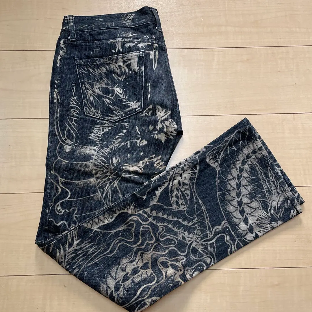 SHINICHIRO ARAKAWA デニム ドラゴンプリント 2025年最新】SHINICHIRO ARAKAWA デニム・ジーンズの人気