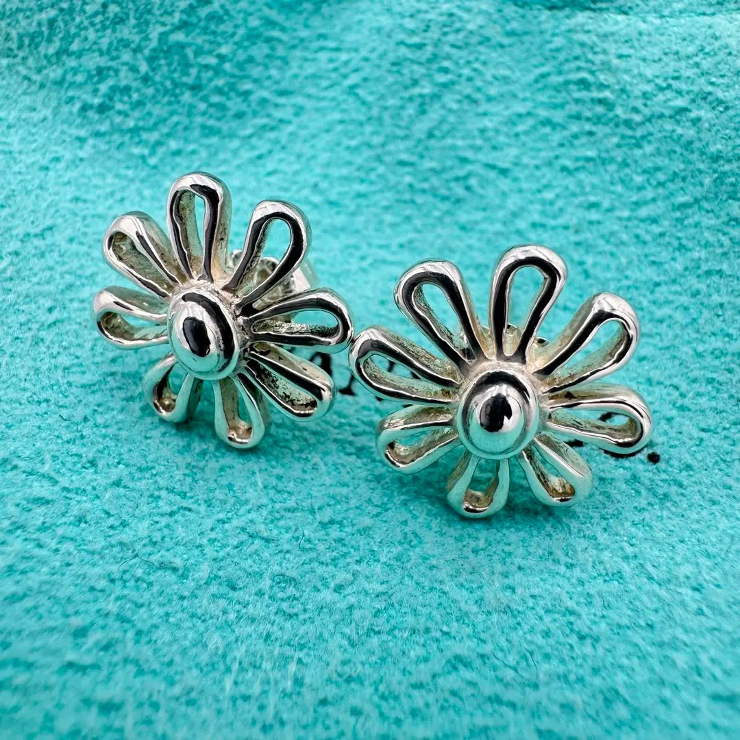 ☆美品☆【ティファニー】デイジー　フラワー　パロマピカソ　ピアス　1938 ☆美品☆【ティファニー】デイジー フラワー パロマピカソ