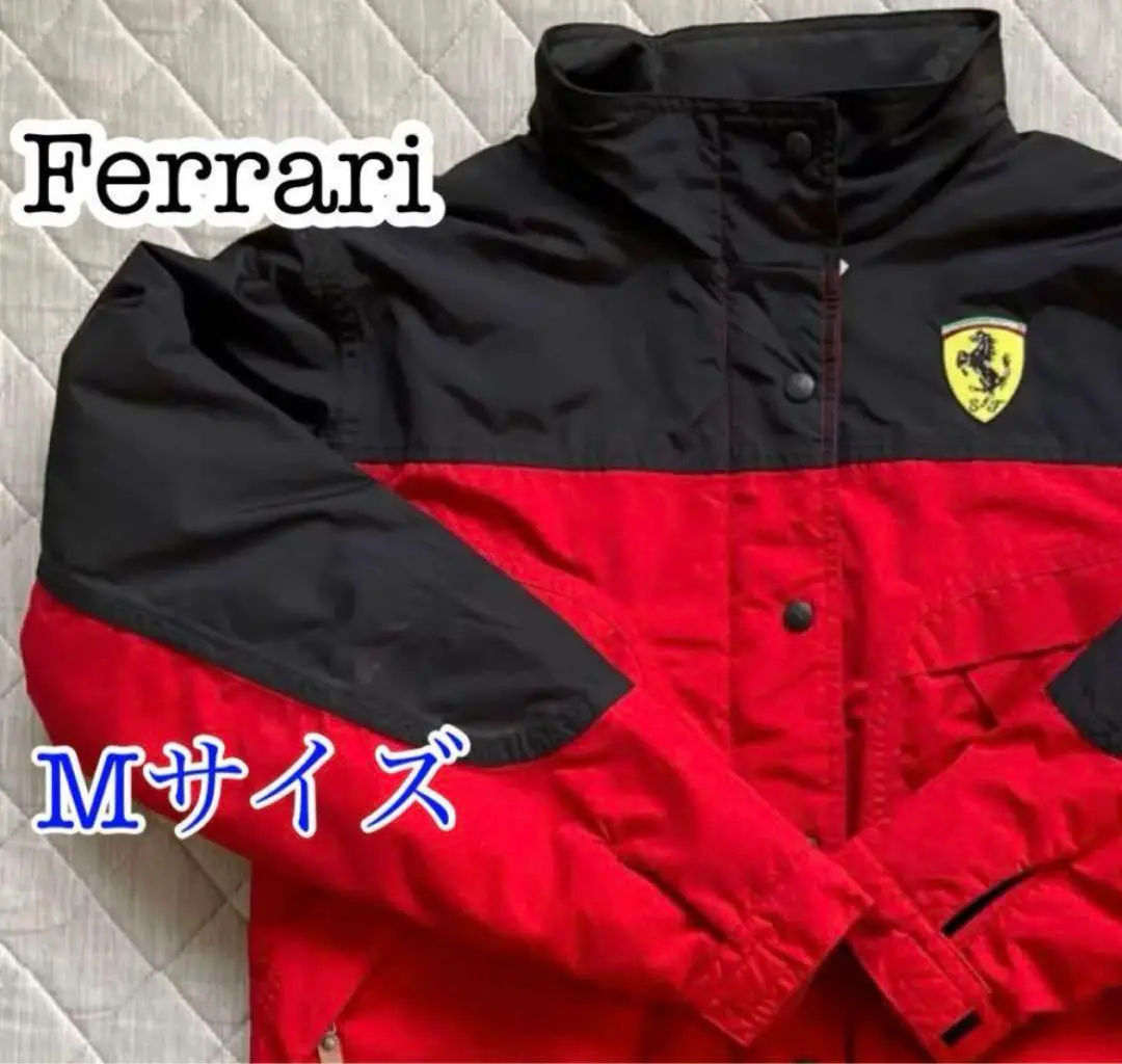 FERRARI ロゴ入りデザインウィンドブレーカー　新品未使用品　XLサイズ s2830-1.jpg
