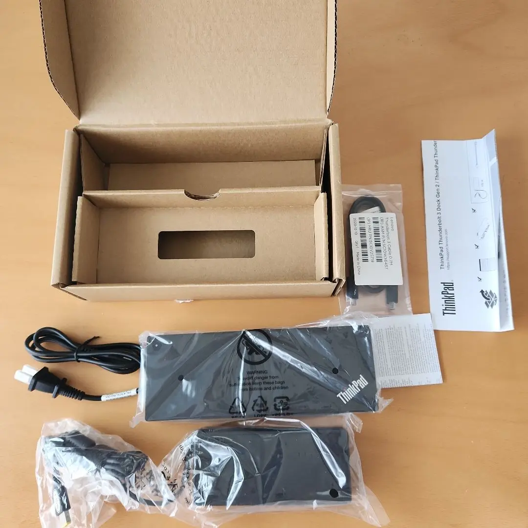 【開封済み未使用】Thinkpad Thunderbolt3 Dock Gen2 ThinkPad Thunderbolt 3 ワークステーション・ドック Gen 2