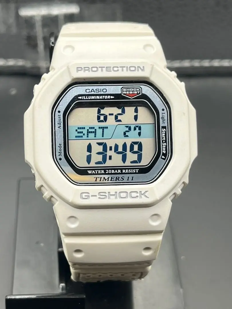 CASIO G-SHOCK 希少 レフェリータイマーサッカー審判最適 実働時計 バイブお知らせ機能 国内正規品 カシオ 腕時計 手表 見やすい