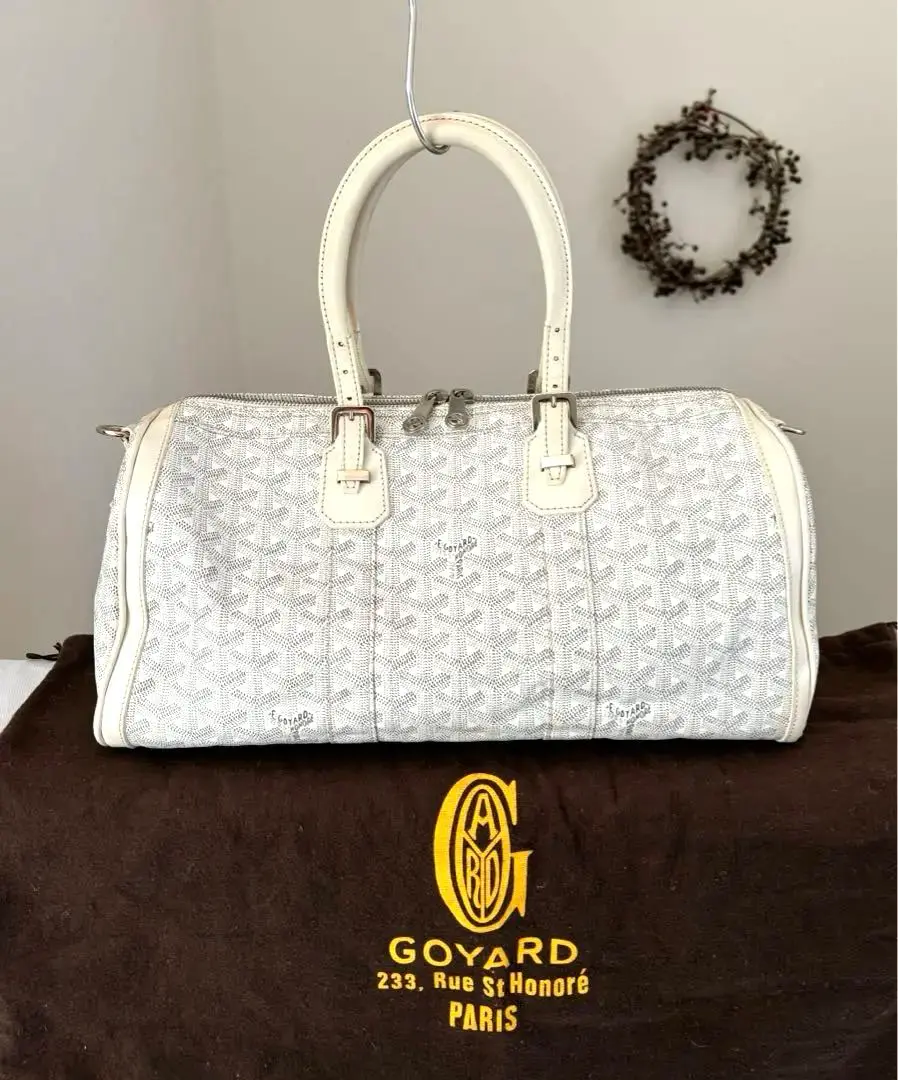 GOYARD ゴヤール　ヴィンテージバッグ　1970年代　ボストンバッグ 極美品 GOYARD ゴヤール クロワジュール50 ボストンバッグ