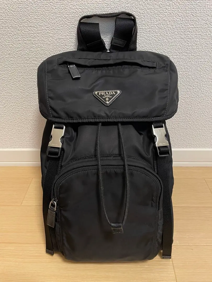 ✨極上美品 現行モデル✨ PRADA プラダ リュック ブラック 1BZ039 極美品☆現行モデル☆PRADA リュック ブラック 1BZ039 ナイロン