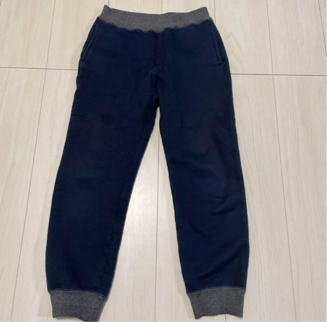 Thumbnail of Limited Time Sale! Uniqlo Kids Warm Lined Pants, Navy Sweatpants, Size 130