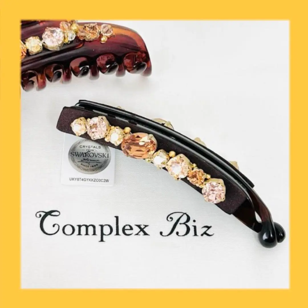 【未使用】complexbiz フェミナチュラル ピンク お花 バナナクリップ バナナクリップ| COMPLEX BIZ ONLINE SHOP｜コンプレックス ビズ
