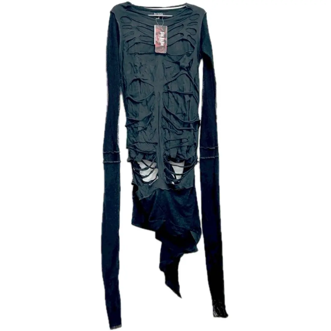 h.naoto Blood DARK RED RUM スカート 2409271805.jpg