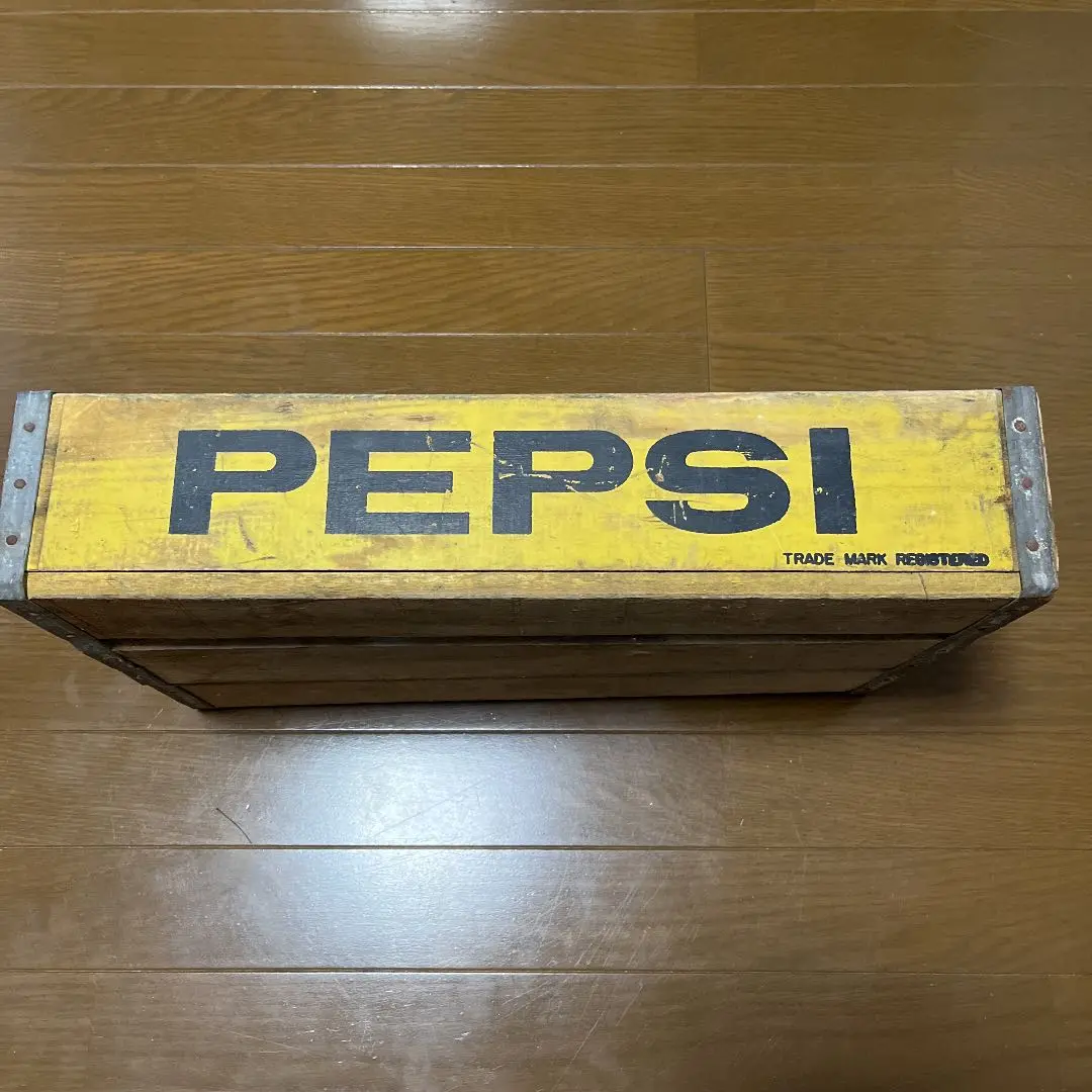 ペプシ、コカ・コーラ木箱　３個セット めっちゃ変わる】 ペプシコーラ ビンテージ 3箱セット コンテナ