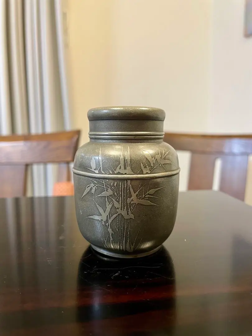茶道道具　茶入れ　茶心壺　金属製　骨董　煎茶 茶心壷・茶壺・茶入 | 煎茶手帖 蝸盧 karo