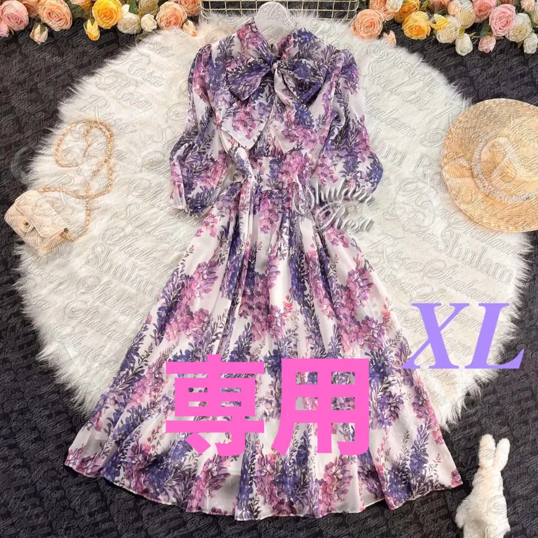即日発送】夜に咲くクラシカルローズ♡艶やかに着こなすノー