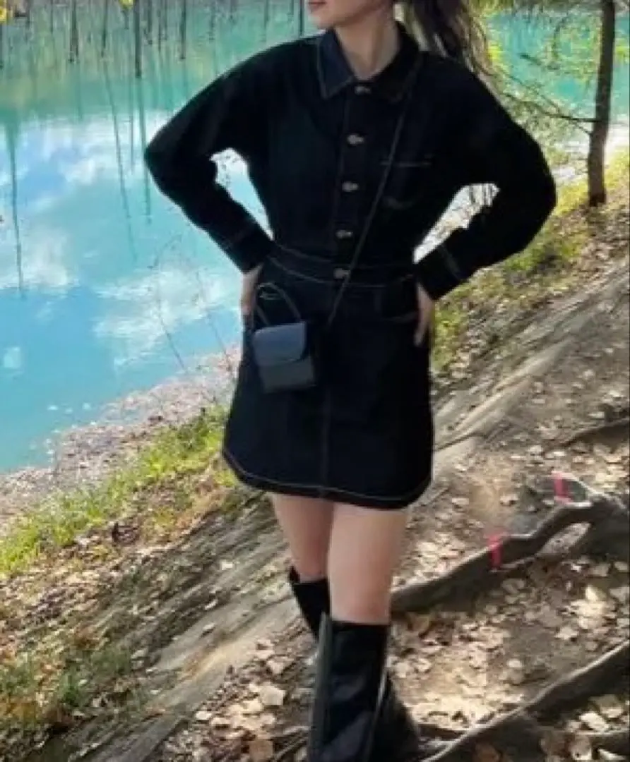 Thumbnail of Denim mini dress