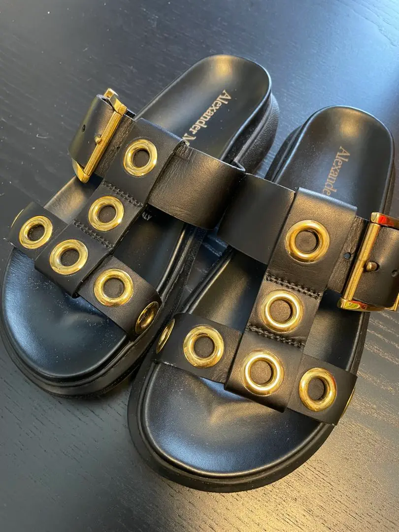 サンダル・ミュール alexander mcqueen SANDAL (746240WIDQ0 1000) alexander mcqueen SANDAL (746240WIDQ0 1000) (alexander