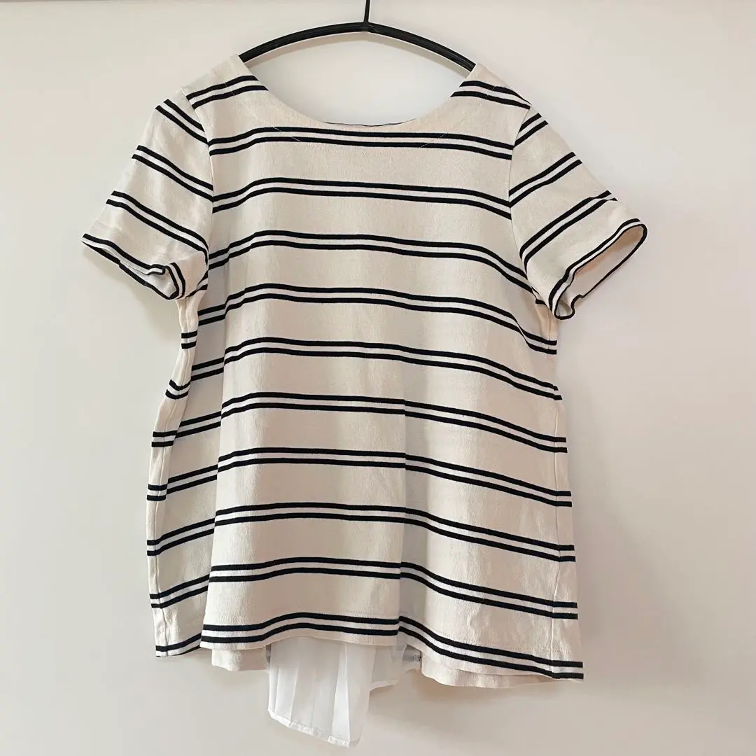 Thumbnail of Discoat Short Sleeve Cut and Sew Top with Lace Back