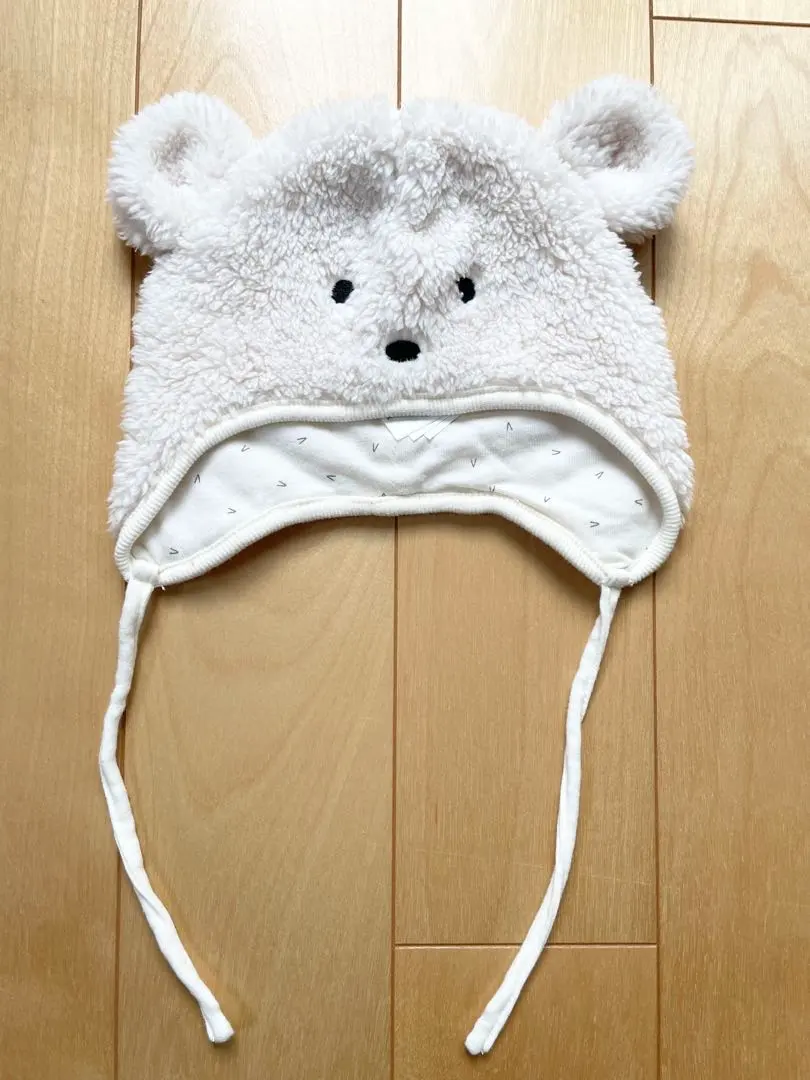 Thumbnail of 【Brand New】H&M Baby Hat with Bear Ears 2-6M