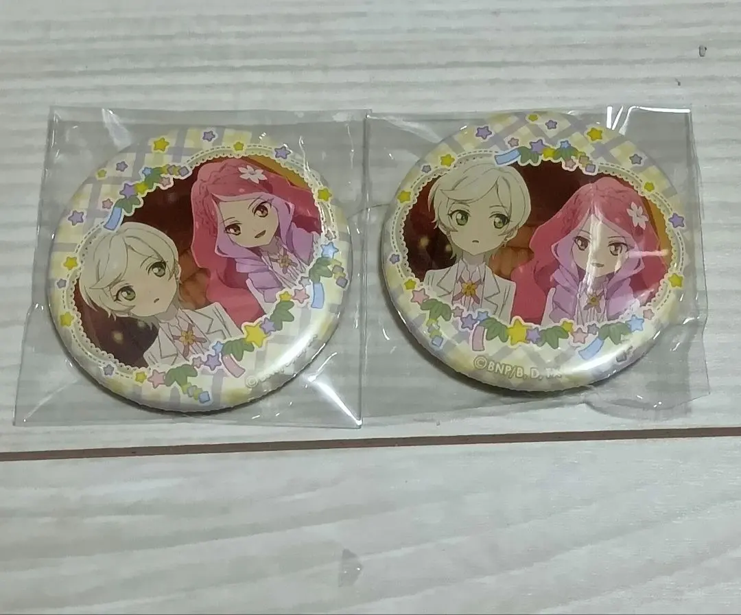 Thumbnail of Aikatsu Stars! Can Badge: Rei Kizaki & Elza Forte - AEON Limited
