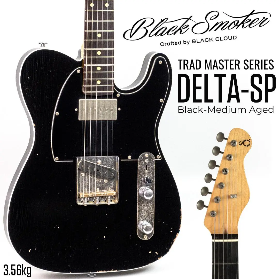 ギター Black Smoker DELTA-SP Trad Master Black Blue Guitars - Black Smoker / DELTA-S TRAD MASTER - Blonde