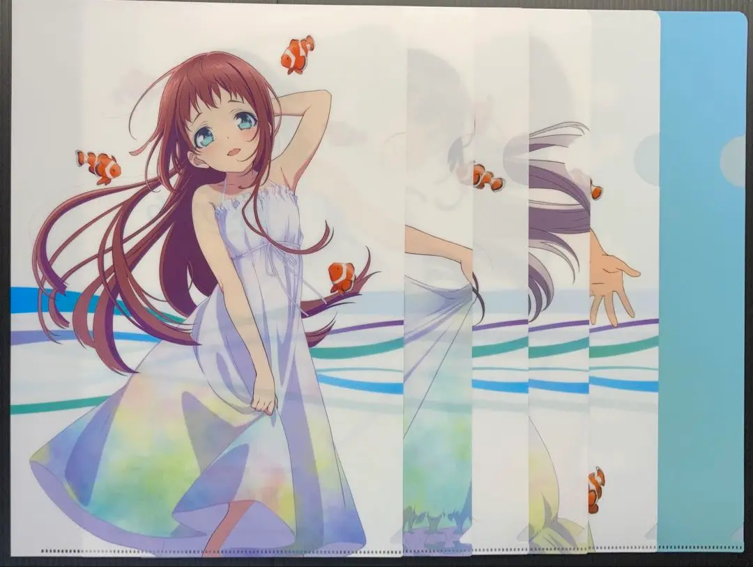 限定 希少 レア 色づく世界の明日から 原画 クリアファイル 色づく世界の明日から」クリアファイルセットA | アニメ