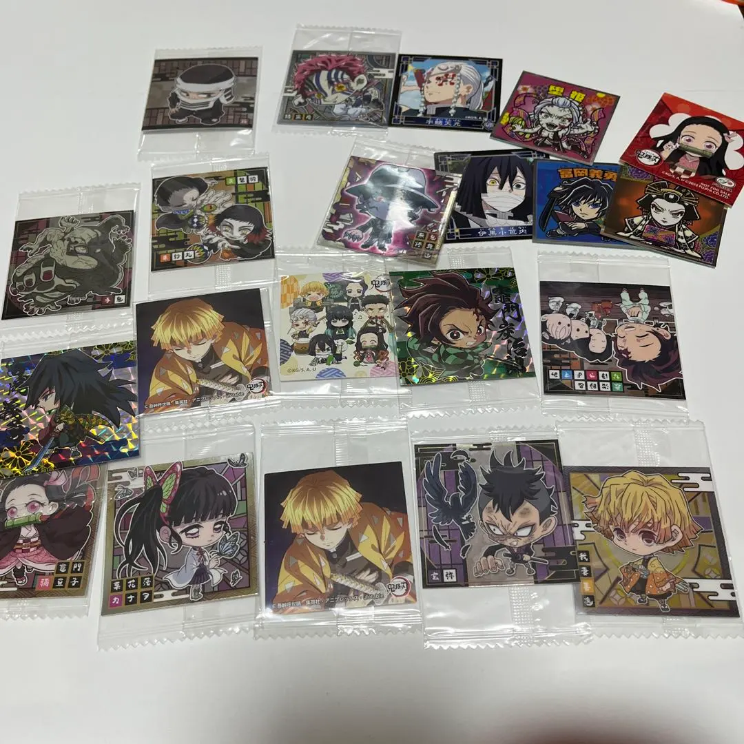 Thumbnail of Kimetsu no Yaiba (Demon Slayer) Sticker Set - Unused - Set of 21