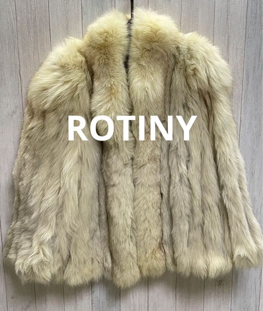 90sヴィンテージROTINYサガミンク毛皮ファージャケットコート