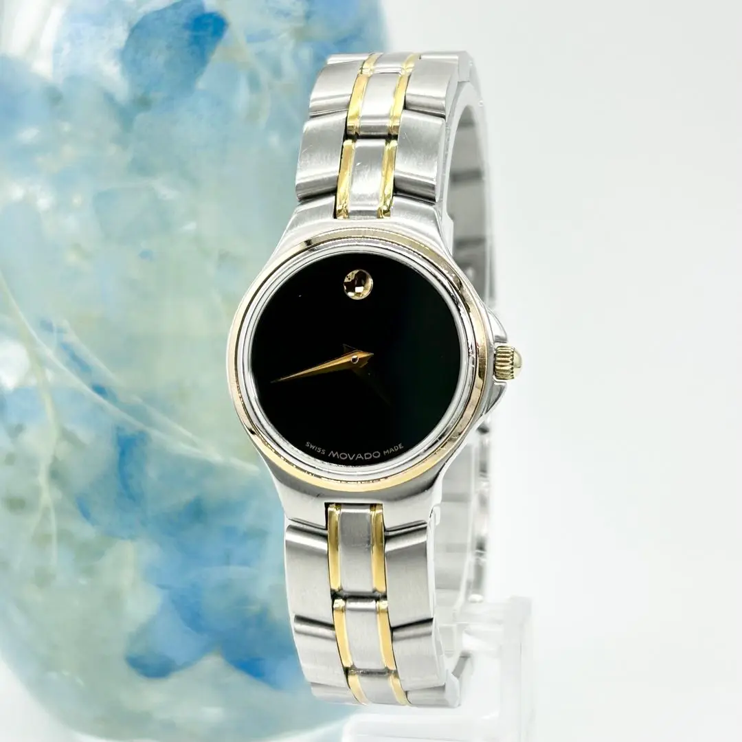 ☆ 【稼働品】 MOVADO モバード腕時計　10Pダイヤモンド　レディース MOVADO - モバード腕時計 ハーモニー 10Pダイヤモンド 白蝶貝
