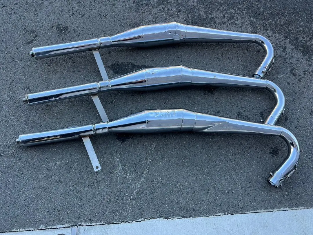 超希少当時物750SSマッハ3本　powerpipes チャンバー 超希少当時物750SSマッハ3本 powerpipes チャンバー - メルカリ