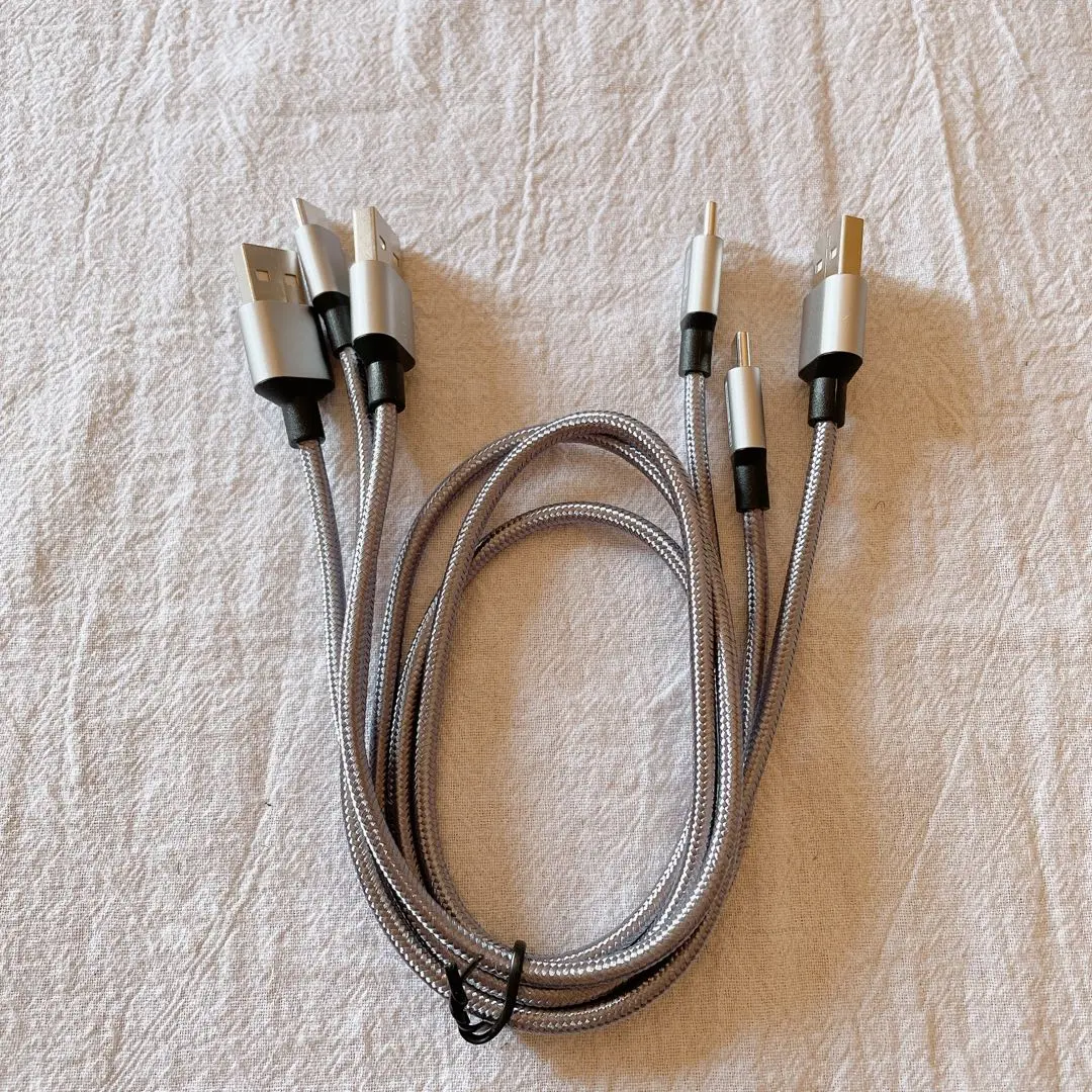 3條裝 USB Type C 數據線 0.5米 3A快速充電 的縮圖